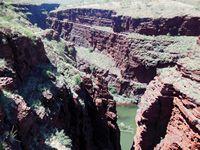Junction Pool where 4 gorges meet.